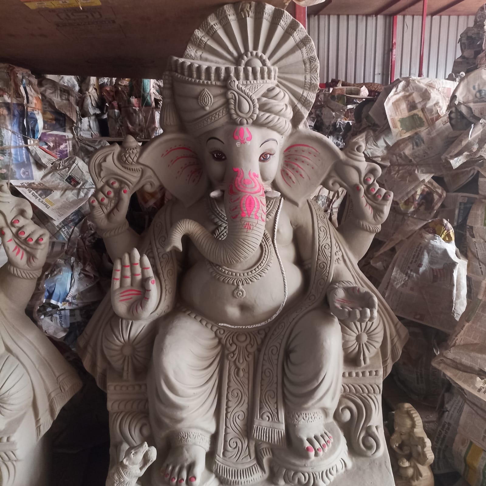 5 ft · turban Ganesha, pandal size