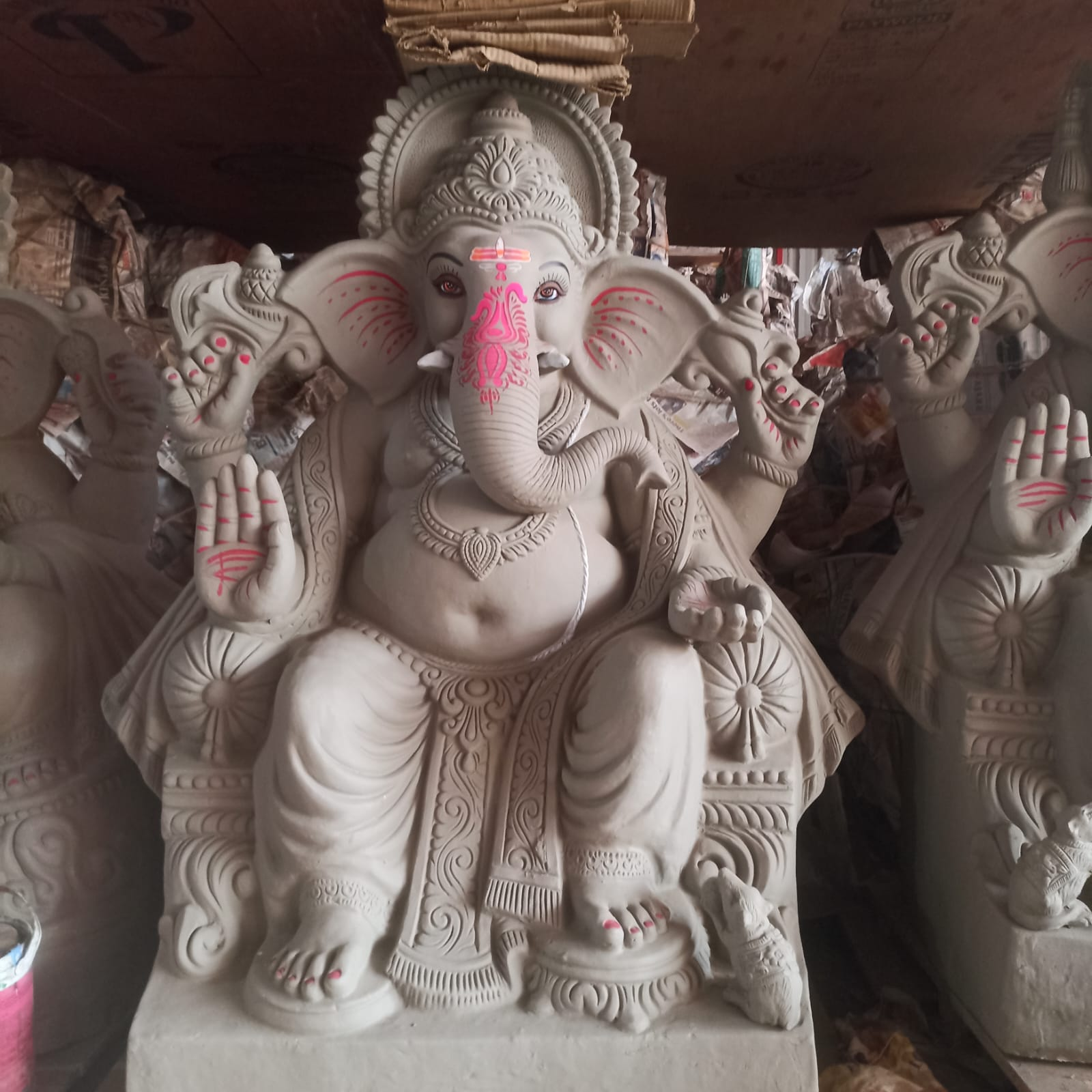 5 ft · pandal size clay Ganesha