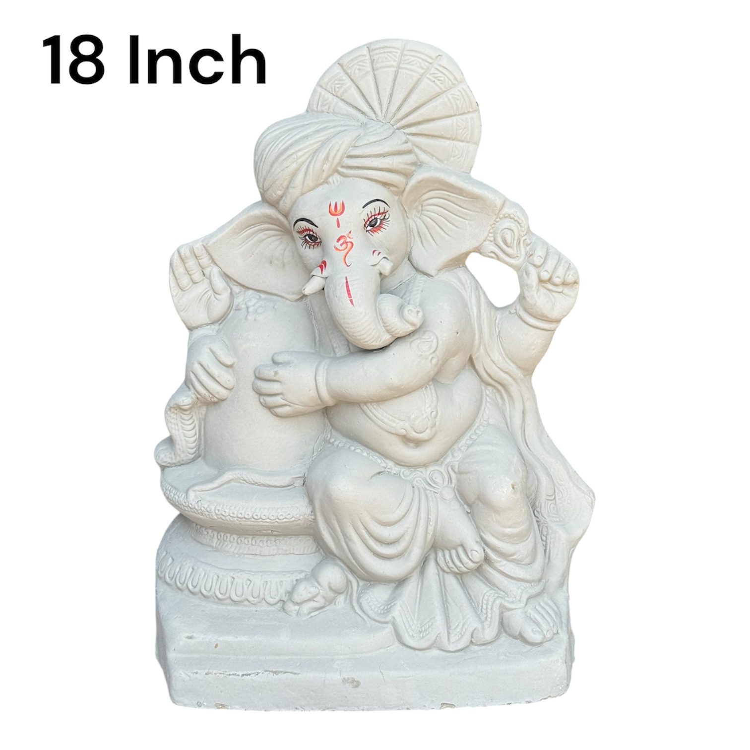 18 inch clay Ganesha