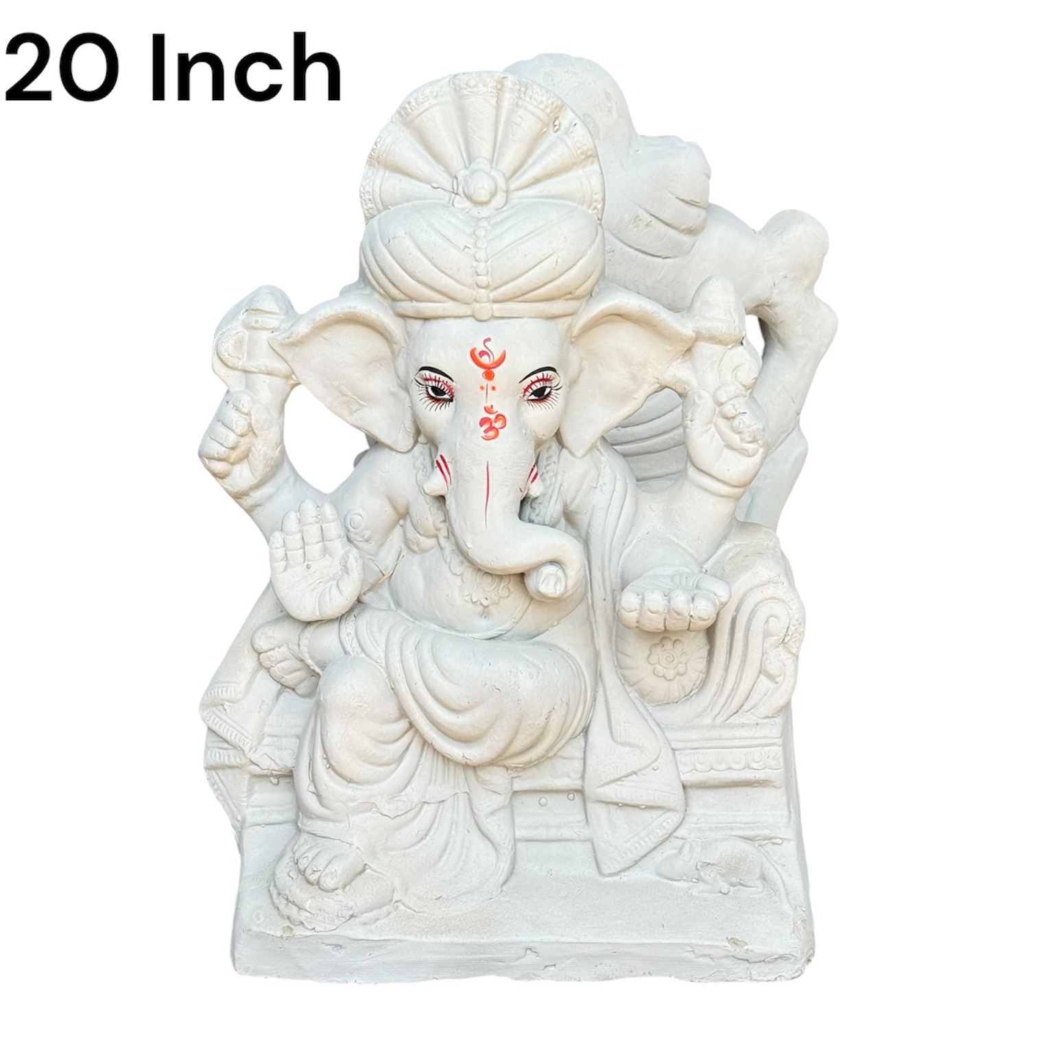 20 inch clay Ganesha